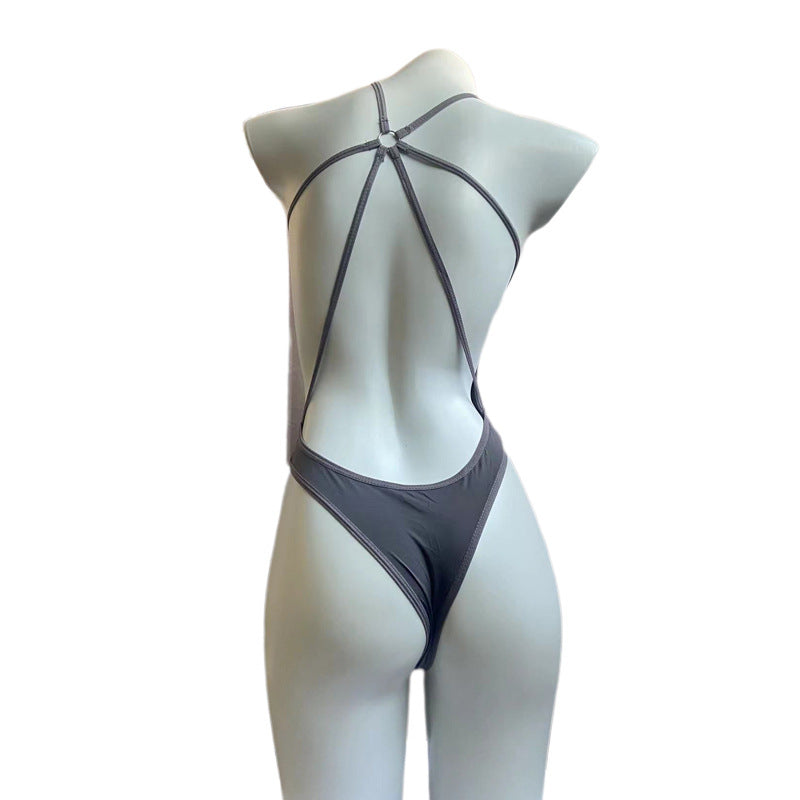 Minimalist Thin Strap Bodysuit Lingerie