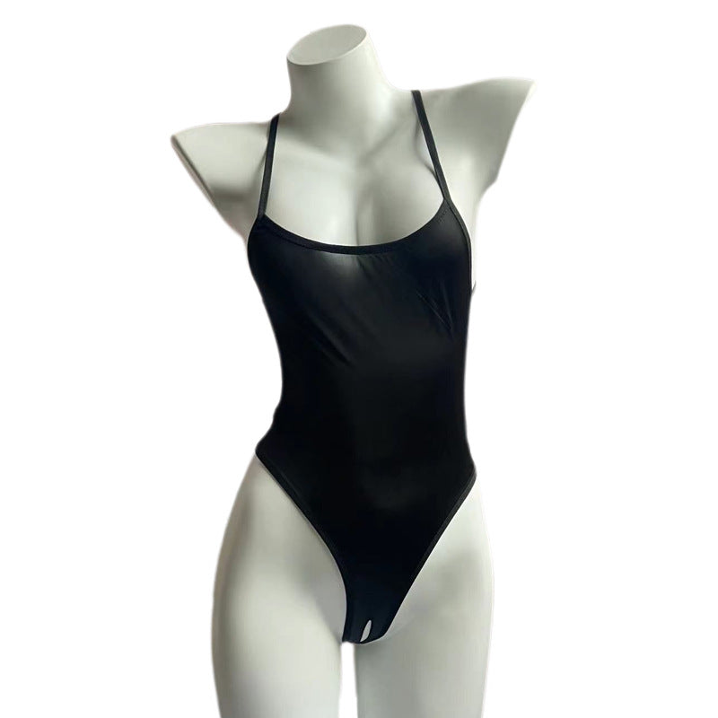 Minimalist Thin Strap Bodysuit Lingerie