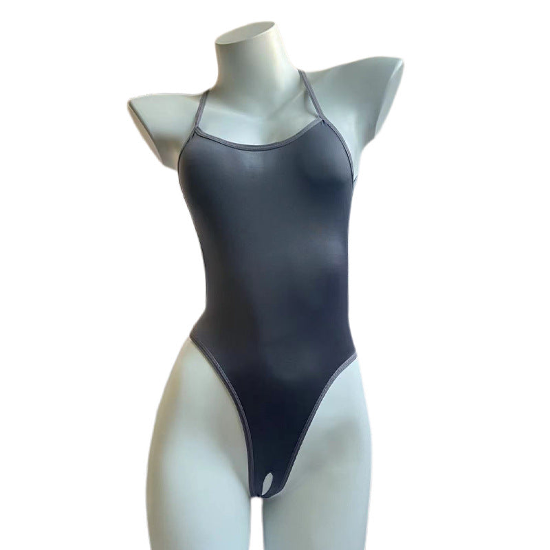 Minimalist Thin Strap Bodysuit Lingerie